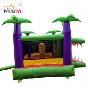 WINSUN Nouveau Design Trampoline Gonflable Extérieur pour Enfants en Forme de Crocodile, Matériau PVC Sans Plomb Ignifuge, Taille Personnalisée - Product Image 1