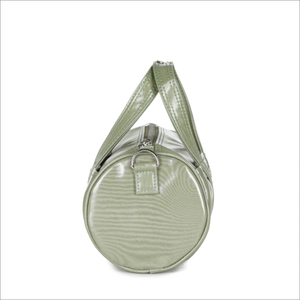 Versatile Round Crossbody Olive Shimmer <b>Bag</b> With A Removable Strap For Easy Style <b>Change</b> - Product Image 3
