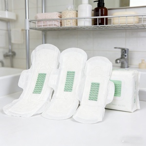 Article en livraison gratuite, vente en gros Alibaba, marque privée, serviettes hygiéniques écologiques, fines, absorbantes, pour femmes. - Product Image 3
