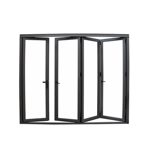 Puerta Plegable y Corredera Personalizable para Balcón <span class=keywords><strong>de</strong></span> Villa, Diseño <span class=keywords><strong>de</strong></span> Grano, Puerta Plegable <span class=keywords><strong>de</strong></span> Vidrio Acordeón <span class=keywords><strong>de</strong></span> Aluminio - Product Image 5