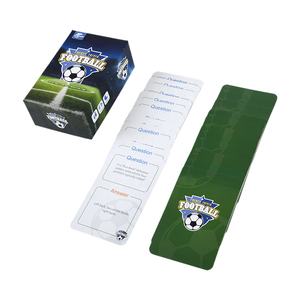 Cartes de quiz de football écologiques, jeu de <span class=keywords><strong>questions</strong></span>-réponses non officiel en papier <span class=keywords><strong>pour</strong></span> enfants et <span class=keywords><strong>adultes</strong></span> - Product Image 2