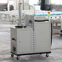 Machine à plastifier thermofusible en PUR pour porte-fenêtre en PVC MDF bois WPC couvrant un moule à changement rapide pour film plastique feuille de PVC papier