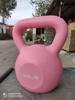 Vente chaude personnalisé ciment kettlebell confortable fitness équipement sportif bas prix kettlebell LB