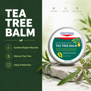 Bálsamo de Aceite de Árbol de Té para Talones <span class=keywords><strong>y</strong></span> <span class=keywords><strong>Codos</strong></span> de Atletas, Eliminador de Piel Muerta, Hidratante <span class=keywords><strong>y</strong></span> Calmante, Cuidado de los Pies, Marca Privada - Product Image 4