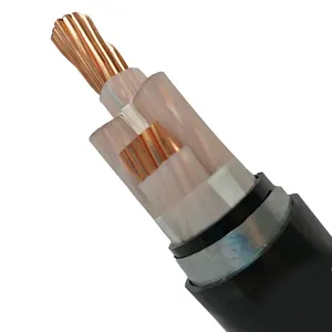 0.6/1kv YJV32 câble gainé en PVC blindé isolé XLPE à noyau de cuivre souterrain