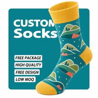 Chaussettes fantaisie personnalisées à 200 aiguilles en tricot fin, prêtes à l'exportation, pour un usage quotidien tendance – Offre Spéciale