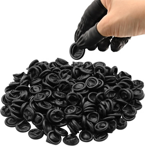 300g(500ピース/バッグ) カスタムラテックス指保護指先ベビーベッドプロテクター親指カバーフィンガーグローブカバー使い捨て指サック - Product Image 2