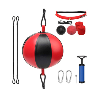 Sac de frappe PU cuir Gym sac de <span class=keywords><strong>boxe</strong></span> entraînement Fitness sport équipement pratique Double <span class=keywords><strong>boxe</strong></span> balle de vitesse - Product Image 4