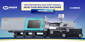Máquina de moldeo por inyección de caja de comida de productos plásticos Haida HD420K de pared delgada de ALTA VELOCIDAD 420 toneladas 4200 kN - Product Image 2