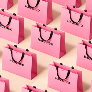 Borsa <span class=keywords><strong>di</strong></span> <span class=keywords><strong>Carta</strong></span> Riciclabile e Biodegradabile per Shopping e Abbigliamento, Confezione Regalo <span class=keywords><strong>di</strong></span> Lusso con Logo Personalizzato per Aziende - Product Image 3
