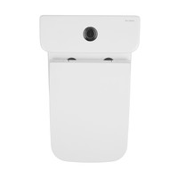 Toilette ronde en céramique en deux pièces avec cuvette allongée P/S Trap Commode pour salle de bain WC Water Closet