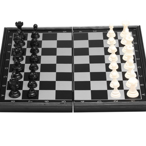 Juego de Ajedrez de plástico educativo para mujer, tablero magnético plegable, uso en interiores, entrenamiento designado oficialmente - Product Image 5