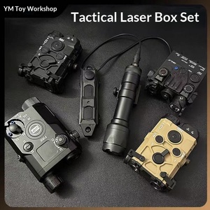 Pointeur laser tactique multifonction en métal PEQ15 <span class=keywords><strong>DBAL</strong></span> avec boîte de batterie OGL à queue de souris, viseur laser vert, lampe torche - Product Image 2