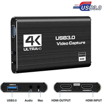 Online klasse 1080P 4K computer video capture card usb 3.0 audio live video capture karten