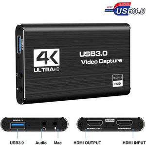 <span class=keywords><strong>Tarjeta</strong></span> de captura de vídeo para ordenador, Clase en línea, 1080P, 4K, usb 3,0, tarjetas de captura de audio y vídeo en vivo - Product Image 2