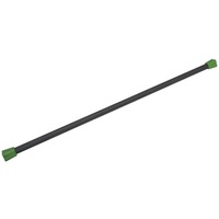 Barre d'exercice lestée FitFirst Aerotic en mousse PE et acier, charge maximale 200 LBS, longueur 1,22 m, surface en aluminium oxydé, diamètre 3,0 cm, 1 kg-10 kg