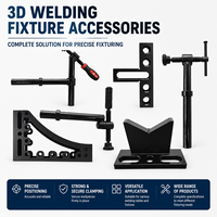 Kit de serrage de positionnement pour table de soudage en fonte, avec gabarit et dispositif de soudage 3D résistants à l'usure, pour l'assemblage et le positionnement des métaux
