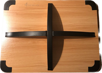 Youlike Core Strength Planche d'équilibre professionnelle en bois antidérapante pour la relaxation musculaire, utilisable sous le bureau
