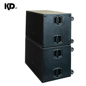 Sistema Activo de Altavoces Line Array de Neodimio de 700W con <span class=keywords><strong>4</strong></span>+2 Unidades de 10 Pulgadas y Doble Unidad de 18 Pulgadas de <span class=keywords><strong>4</strong></span>/8 Ohmios para Eventos de DJ - Product Image 6
