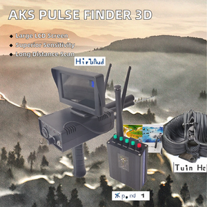 เครื่องตรวจจับโลหะใต้ดินอุตสาหกรรม AKS Pulse Finder 3D หน้าจอ LCD ขนาดใหญ่ ระยะไกล ตรวจจับทอง เงิน ทองแดง <span class=keywords><strong>เพชร</strong></span> - Product Image 2