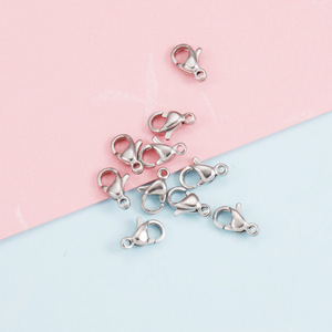 New 9mm 10mm 13mm Stainless Steel <strong>Lobster</strong> Clasps for DIY <strong>Jewelry</strong> Findings - Product Image 4