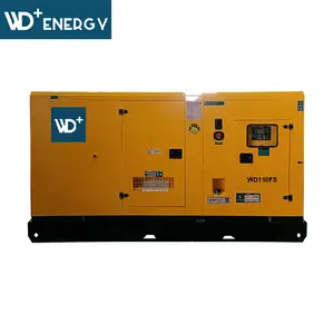 WD + 에너지 WD110FS 방음 프라임 발전기 100kVA 400v 50Hz 3 상 FAWDE 6CDF2D-14D 기술 데이터 시트