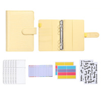 Classeur d'argent planificateur budgétaire planificateur de cahier a6 classeur de rembourrage en espèces avec enveloppes cahier à couverture rigide cahiers à couverture souple