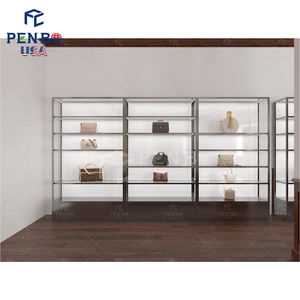 High Quality Vintage Wood &lt;b&gt;Clothing&lt;/b&gt; Shop Fitting Customized Accessory And Clothes &lt;b&gt;Rail&lt;/b&gt; And Display &lt;b&gt;Shelf&lt;/b&gt; And Showcase - Product Image 3