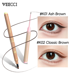 VEECCI Stylo gel eyeliner double embout, délicat et lisse, avec système de verrouillage par pression, design double embout pour une couleur intense et durable. - Product Image 2