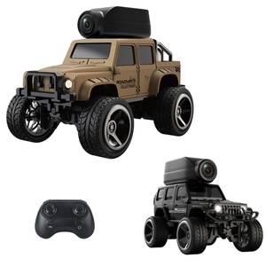 KF32 Voiture RC miniature en alliage 1/64 avec caméra FPV 720P, télécommande 2.4G, véhicule de course vidéo en métal, application Wifi, jouet de drift et d'escalade RTR - Product Image 1