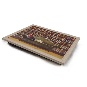 BSCI Kiểm Toán xách tay <span class=keywords><strong>Lap</strong></span> khay máy tính xách tay bàn MDF khung có thể gập lại gối đệm cho bữa ăn sáng ăn trưa TV đồ ăn nhẹ giường ăn sáng khay - Product Image 1