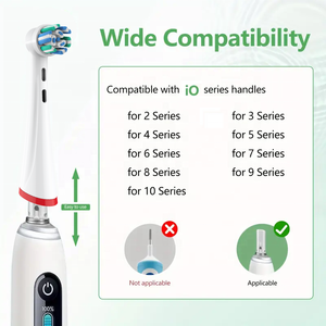 Têtes de brosse à dents électriques de remplacement compatibles avec la <span class=keywords><strong>série</strong></span> <span class=keywords><strong>Io</strong></span> 9, pour hôtel, maison, usage extérieur, haute qualité, qualité alimentaire - Product Image 3