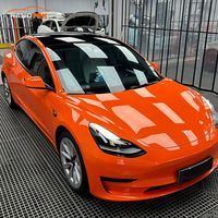 Supplier Terverifikasi Warna TPU PPF 8.5mil Lava-Orange High Gloss Paint Protection Film Anti Gores Pembungkus Mobil Produsen