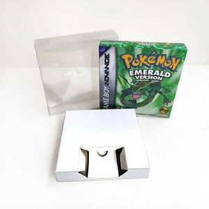 Leaf Green Ruby Fire Red Sapphire Emerald Holographic Metallic Foil Finish <b>Game</b> Box for Gba Gameboy Video - Product Image 1
