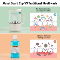 Appareil de thérapie dentaire à l'ozone Ozosl S10, stérilisateur à l'ozone en verre, pour clinique dentaire, nettoyage des appareils orthodontiques et des gouttières, certifié CE RoHS