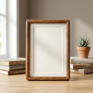 Cadre photo en bois écologique avec impression UV, design moderne, construction en bois massif, forme rectangulaire, montable au mur, décoration intérieure - Product Image 3