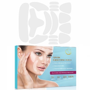 Batidos impermeables de alta calidad Tiras para eliminar arrugas faciales 144 parches antiarrugas - Product Image 1
