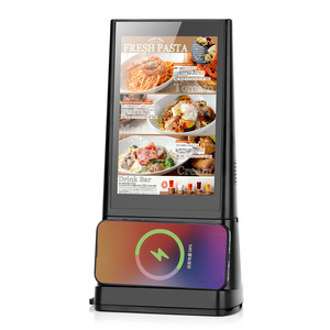 Neuer Doppel-8-Zoll-LCD-Touchscreen-Tischständer für Smart-Order-Menüs, Werbung und Videodarstellung in Bars, Restaurants, Hotels und Salons - Product Image 1