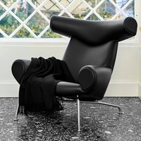 OX Designer-Sofa-Sessel Italienischer Minimalistischer Luxus-Freizeitstuhl mit Metallrahmen für Hotel/Büro-Nutzung