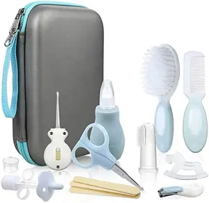 Custodia in Eva per prodotti per la cura del bambino Kit portatile per la cura del neonato spazzola per capelli per bambini custodia per unghie per tagliaunghie