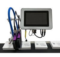 Imprimante d'étiquettes Tij, jet d'encre thermique multilingue, usage industriel, fonction d'écran de démarrage personnalisée, cartouche d'encre multicolore, USB