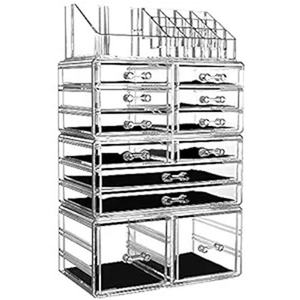 Yüksek kaliteli çok amaçlı özelleştirilmiş akrilik makyaj kutusu kutu ve makyaj perakende ekran akrilik kozmetik depolama - Product Image 3