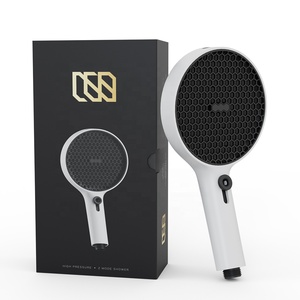 Cabezal de Ducha Manual Moderno de Alto <span class=keywords><strong>Flujo</strong></span> con 4 Funciones, Anticlog, de Plástico ABS, Accesorios de Baño - Product Image 2