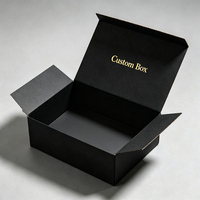 Caja de Regalo de Lujo en Color Marrón Mate con Forro de Satén, Diseño Personalizado, Logotipo Personalizado, Caja de Embalaje de Joyería de Cartón Corrugado