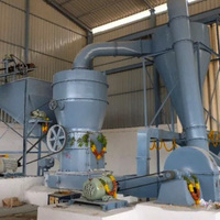 Broyeur à micro-poudre haute pression Sinoma 1,0-4 T/h pour la production de poudre de calcaire et de gypse, avec moteur à rouleaux Raymond et roulement