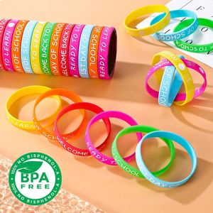Pulsera de Silicona Personalizada para Fiestas, Pulsera de Goma con Diseño Bonito, Pulseras Promocionales Personalizables con Logotipo - Product Image 3