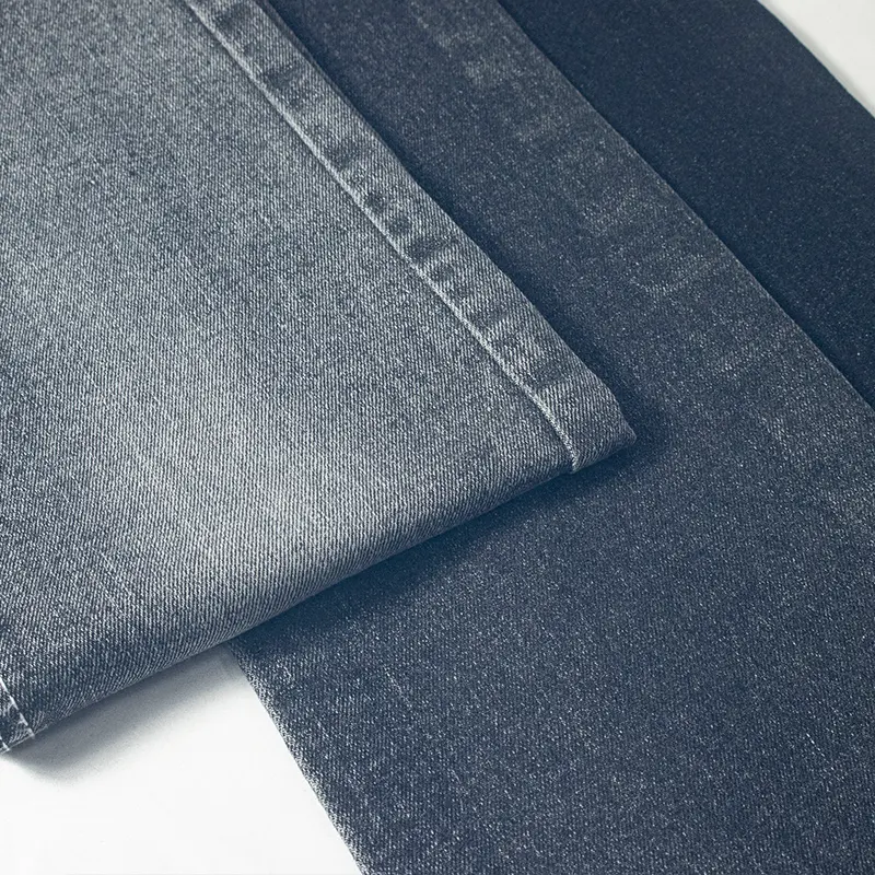Tessuto Denim 12 Oz senza tessuto di cotone elasticizzato Denim materiale Stock tessuto denim non elasticizzato per borse jeans