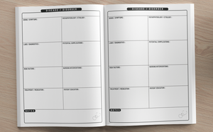 Carnets de notes d'enseignement infirmier personnalisés en gros, cahiers d'objectifs d'étude pour étudiants, carnets quotidiens, feuilles médicales, journaux pour médecins et infirmières - Product Image 2