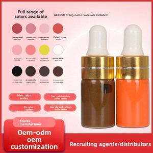 Pigment PMU inorganique 3 ml, teinte naturelle pour lèvres, sourcils et eye-liner, haute concentration, stabilité de la couleur de 4 ans, encre de tatouage OEM - Product Image 5