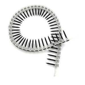 Vis à cloison sèche en fer à tête plate de 35mm avec tige en spirale - Product Image 6